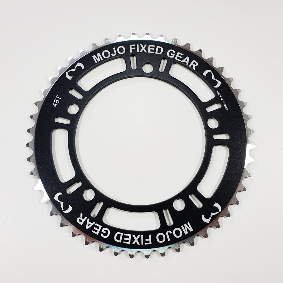 MOJO 12T FIXED GEAR COG & LOCKRING GOLD Cro-Mo TRACK 12 TOOTH 1/8 INCH CNC 